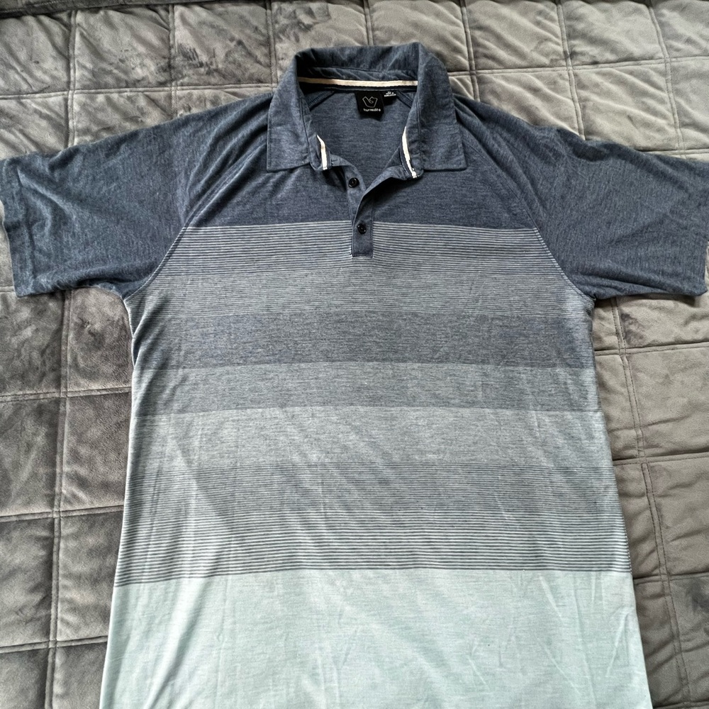 Men's Burnside Blue Gradient Polo Shirt